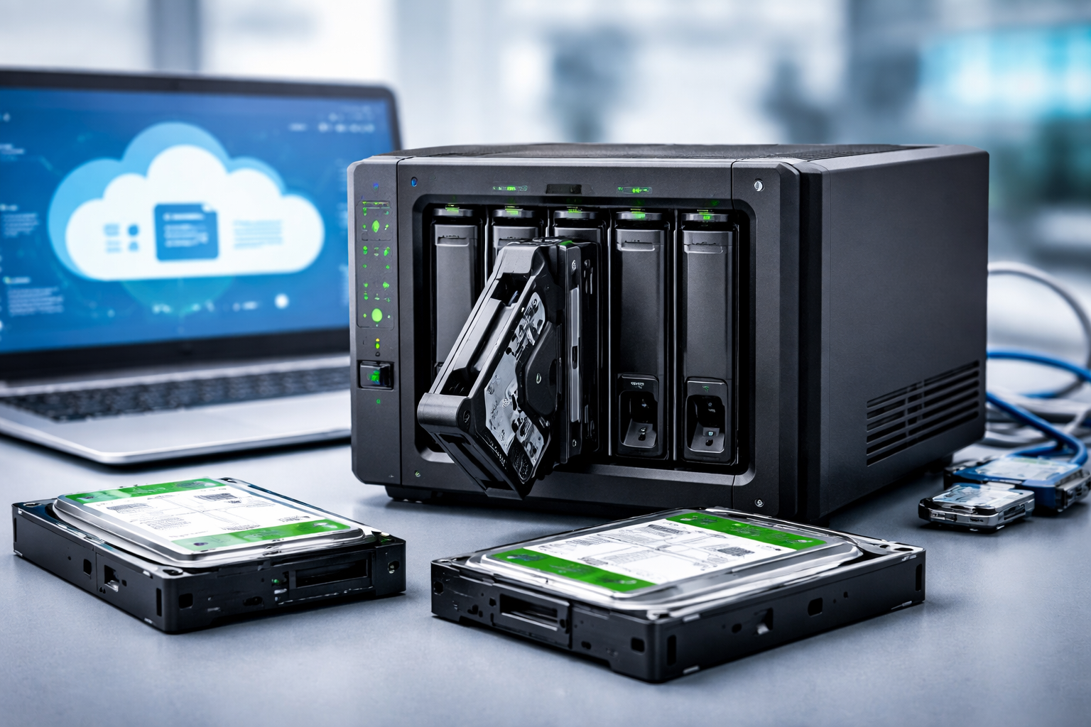 NAS pentru firme – Soluția profesională de stocare și backup securizat | electropc.ro