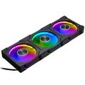 Ventilator phanteks d30 pwm rg afw d-rgb 3x 120mm negru,  Ventilatoare carcasa | electropc.ro