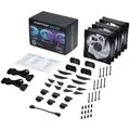 Ventilatoare phanteks d30 pwm rs afw d-rgb 3x 120mm negru,  Ventilatoare carcasa | electropc.ro
