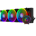 Cooler procesor aquarius 360 aio black argb pwm, compatibil intel/amd,  Ventilatoare carcasa | electropc.ro