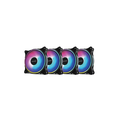 Ventilatoare carcasa pro gaming 4x120mm argb negru,  Ventilatoare carcasa | electropc.ro