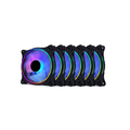 Ventilatoare carcasa pro gaming 6x120mm argb negru,  Ventilatoare carcasa | electropc.ro