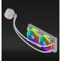 Cpu cooler aquarius 240 aio white argb pwm,  Ventilatoare carcasa | electropc.ro