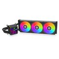 Cooler procesor lian li galahad ii lcd 360 negru, marime radiator 360mm, 3 ventilatoare argb, viteza ventilatoare 2450 rpm +/- 10%, viteza pompa: 3200 +/- 10%, suport amd: am4, am5 suport intel: lga 1700/1200/115x, airflow: 79.9 cfm, nivel de zgomot pompa,  Ventilatoare carcasa | electropc.ro