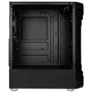 Carcasa kolink inspire k10 argb mid-tower tempered glass negru, preinstalled fans 1x 120 mm,  Carcase | electropc.ro