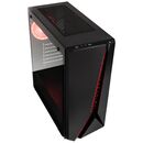 Carcasa kolink quantum rgb mid-tower tmp g negru, pci-slots 7 , preinstalled fans 1x 120 mm,  Carcase | electropc.ro