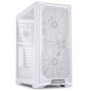 Carcasa lian li lancool 215 mid-tower argb tempered glass alb, pci-slots 7, preinstalled fans 1x 120 mm, 2x 200 mm,  Carcase | electropc.ro
