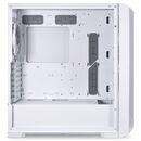 Carcasa lian li lancool 215 mid-tower argb tempered glass alb, pci-slots 7, preinstalled fans 1x 120 mm, 2x 200 mm,  Carcase | electropc.ro