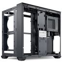 Carcasa lian li o11 air mini mid-tower tempered glass negru, pci-slots 5, 7, preinstalled fans 1x 120 mm, 2x 140 mm,  Carcase | electropc.ro