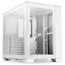 Carcasa lian li o11 dyn mini snow edition mid-tower tempered glass alb, pci-slots 5, 7,  Carcase | electropc.ro
