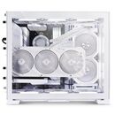 Carcasa lian li o11 dyn mini snow edition mid-tower tempered glass alb, pci-slots 5, 7,  Carcase | electropc.ro