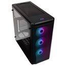 Carcasa phanteks eclipse p400a argb md-tower tempered glass negru, preinstalled fans 3x 120 mm,  Carcase | electropc.ro
