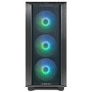 Lian li lancool iii e-atx mid-twr rgb negru, pci-slots 8, preinstalled fans 4x 140 mm,  Carcase | electropc.ro