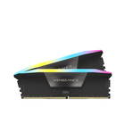 Memorie ram corsair vengeance rgb 64gb (2x32), ddr5 5600mhz, cl36, 1.25v xmp 3.0 black,  Memorii RAM Desktop | electropc.ro