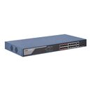 Switch 16 porturi poe hikvision ds-3e1318p-ei, l2, smart managed, 16 × 100 mbps poe rj45 ports si 2 × porturi gigabit, putere poe 230w, maxim 30w per port, extend mode - pana la 300 metri,  switching capacity 7.2 gbps, visualized topology management, netw,  Switch-uri | electropc.ro