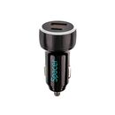 Alim. auto spacer usb-a&c 17w negru,  Incarcatoare telefoane | electropc.ro
