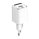 Incarcator retea serioux,intrare ac100-240v~ 50/60hz 0.7a max,pd ieșire: 5v-3a, 9v-3a, 12v-2.5a, 15v 2a, 20v=1.5a (30w), qc ieșire: 5v-3a, 9v-2a, 12v=1.5a (18w), pd+qc=5v=3.6a, total: 30w max, cablu type-c - type c 1m inclus,  Incarcatoare telefoane | electropc.ro