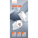 Incarcator retea serioux,intrare ac100-240v~ 50/60hz 0.7a max,pd ieșire: 5v-3a, 9v-3a, 12v-2.5a, 15v 2a, 20v=1.5a (30w), qc ieșire: 5v-3a, 9v-2a, 12v=1.5a (18w), pd+qc=5v=3.6a, total: 30w max, cablu type-c - type c 1m inclus,  Incarcatoare telefoane | electropc.ro