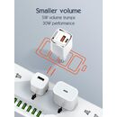 Incarcator retea serioux,intrare ac100-240v~ 50/60hz 0.7a max,pd ieșire: 5v-3a, 9v-3a, 12v-2.5a, 15v 2a, 20v=1.5a (30w), qc ieșire: 5v-3a, 9v-2a, 12v=1.5a (18w), pd+qc=5v=3.6a, total: 30w max, cablu type-c - type c 1m inclus,  Incarcatoare telefoane | electropc.ro