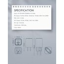 Incarcator retea serioux,intrare ac100-240v~ 50/60hz 0.7a max,pd ieșire: 5v-3a, 9v-3a, 12v-2.5a, 15v 2a, 20v=1.5a (30w), qc ieșire: 5v-3a, 9v-2a, 12v=1.5a (18w), pd+qc=5v=3.6a, total: 30w max, cablu type-c - type c 1m inclus,  Incarcatoare telefoane | electropc.ro