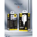 Incarcator retea serioux,intrare ac100-240v~ 50/60hz 0.7a max,pd ieșire: 5v-3a, 9v-3a, 12v-2.5a, 15v 2a, 20v=1.5a (30w), qc ieșire: 5v-3a, 9v-2a, 12v=1.5a (18w), pd+qc=5v=3.6a, total: 30w max, cablu type-c - type c 1m inclus,  Incarcatoare telefoane | electropc.ro