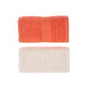 Set 4 prosoape baie 30x50 cm - coral mix square nature,  Prosoape de baie | electropc.ro