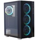 Carcasa spacer rainbow, atx, midtower, gaming, fara sursa, sticla securizata, 4 x fan, usb 2.0 x 2, usb 3.0 x 1, mesh, fan controller (inclusiv rgb), telecomanda, „spcs-gc-rainbow”,  Carcase | electropc.ro