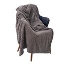 Patura flannel 150x200 cm gri,  Paturi si Cuverturi | electropc.ro