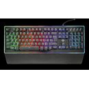 Tastatura trust gxt 860 thura, semi-mechanical gaming, neagra,  Tastaturi | electropc.ro