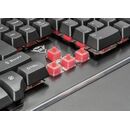 Tastatura trust gxt 860 thura, semi-mechanical gaming, neagra,  Tastaturi | electropc.ro