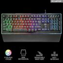 Tastatura trust gxt 860 thura, semi-mechanical gaming, neagra,  Tastaturi | electropc.ro