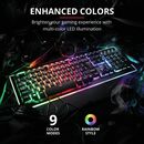 Tastatura trust gxt 860 thura, semi-mechanical gaming, neagra,  Tastaturi | electropc.ro