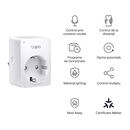 Tp-link tapo p100m mini priză wi-fi smart, compatibilă cu matter, wifi protocol: ieee 802.11b/g/n, bluetooth, 2.4ghz, dimensiuni: 72 × 51 × 40 mm, cerinte de alimentare: 100-240v~, incarcare maxima: 2,300w, 10a.,  Smart home | electropc.ro