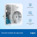 Tp-link tapo p100m mini priză wi-fi smart, compatibilă cu matter, wifi protocol: ieee 802.11b/g/n, bluetooth, 2.4ghz, dimensiuni: 72 × 51 × 40 mm, cerinte de alimentare: 100-240v~, incarcare maxima: 2,300w, 10a.,  Smart home | electropc.ro