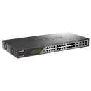 D-link switch dss-200g-28mp,24 x 10/100/1000 mbps poe, 4 x combo 1000 mbps, switching capacity:56 gbps, forwarding rate: 41.67 mpps, buget poe: 370 w ; 30 w/port, consum maxim: 425.9 w (poe on) ; 25.5 w (poe off), dimensiuni: 440 x 208 x 44 mm, greutate: ,  Switch-uri | electropc.ro