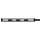 Targus hub usb-c la 4x usb-a, rata transfer 5gbps per port usb-a, gri,  Hub-uri USB | electropc.ro