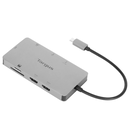 Targus dock usb-c dual hdmi 4k, 100w powerdelivery pass-thru, 2x usb-a, 1x port fast charge, 1x sd/microsd, ethernet, gri,  Hub-uri USB | electropc.ro