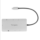 Targus dock usb-c dual hdmi 4k, 100w powerdelivery pass-thru, 2x usb-a, 1x port fast charge, 1x sd/microsd, ethernet, gri,  Hub-uri USB | electropc.ro