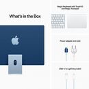 Apple imac 24" retina 4.5k/ apple m1 (cpu 8-core, gpu 8-core, neural engine 16-core)/16gb/512gb - blue - int kb (2021),  All in one PC | electropc.ro