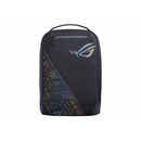 Bp1501g rog backpack 15_17, black, holographic edition,  stylish, gaming-inspired design with the cyber-text pattern and rog logo, quick- access exterior pocket for your essential accessories, generous 18l interior for easy transport of an up to 17’’ note,  Genti laptop | electropc.ro