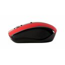 Mouse serioux, rainbow 400, fara fir, usb, senzor optic, distanta de operare; 10m, precizie: 1000/1600dpi ajustabila, 4 butoane, 2x baterie aaa, sisteme de operare: windows / mac os / linux, rosu,  Mouse | electropc.ro
