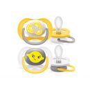 Set 2 suzete philips-avent scf080/18, ultra air pacifier 6-18 luni, ortodontice, fara bpa, lamaie,  Biberoane & Tetine & Accesorii | electropc.ro