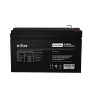 Acumulator njoy gpl07122f 12v 22.72w/cell, capacitate 22.72w/cell evaluat la 1,65v/cell@15 min), tensiune 12v, tip vrla - fara mentenanta, caracteristici: sigilata complet si fara intretinere, peste 260 de cicluri la 100% dod, utilizare standard 5-8 ani, ,  Accesorii UPS-uri | electropc.ro