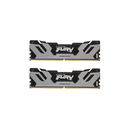 Memorie ram kingston, dimm, ddr5, 64gb, 6000mhz, cl32, 1.35v, fury renegade silver, kit of 2,  Memorii RAM Desktop | electropc.ro