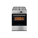 60x60 cm; mixt; 4 arzatoare gaz; gratare fonta; cuptor electric multifunctional (11 functii); plus steam -gatire cu abur; airfry; siguranta plita;  timer cu display electronic; aprindere integrata; iluminare cuptor; grill electric; usa cu 2 straturi de ge,  Aragazuri pe gaz | electropc.ro