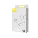 Adaptor retea baseus lite, usb 2.0 to rj-45 10/100 mbps adapter, metalic, led, gri,  Cabluri periferice | electropc.ro