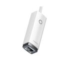 Adaptor retea baseus lite, usb type-c to rj-45 10/100 mbps adapter, led, alb,  Cabluri periferice | electropc.ro