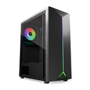 Carcasa njoy pc anil mid tower atx, psu not included, ventilator 1x 120mm spate,  Carcase | electropc.ro