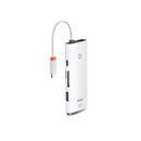Docking station baseus lite, card reader sd/microsd, alb,  Docking stations | electropc.ro