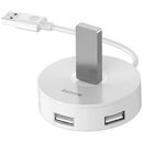 Hub extern baseus airjoy, alb,  Hub-uri USB | electropc.ro